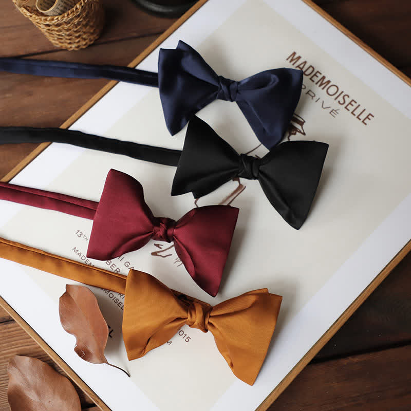 Men's Century Retro Double Layers Bow Tie