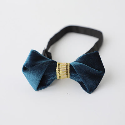 Men's Twisting Velvet Bow Tie