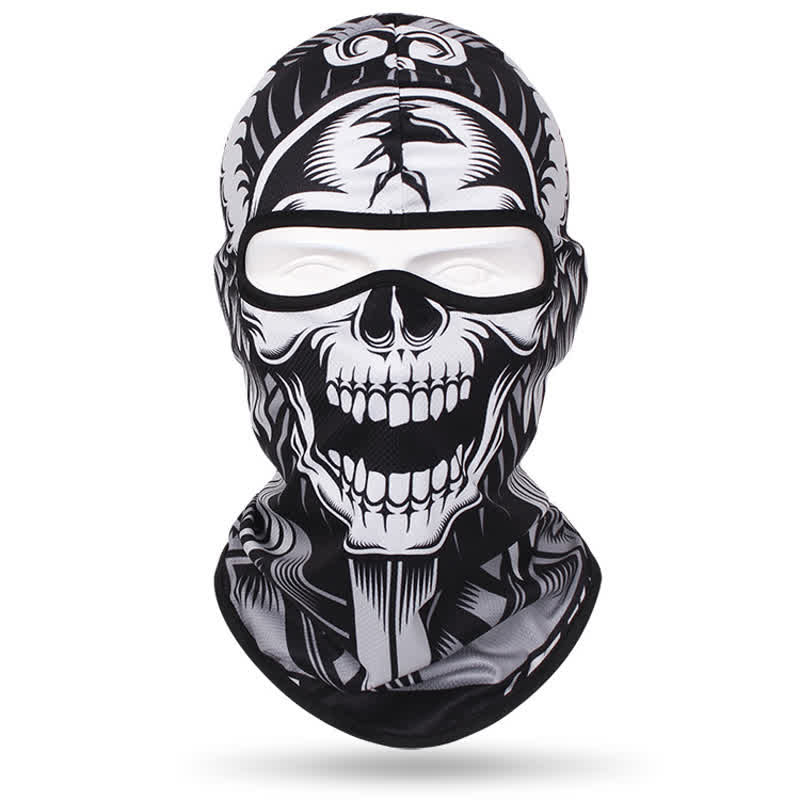 Skull Full Face For Motorcycle Skiing Balaclava Mask