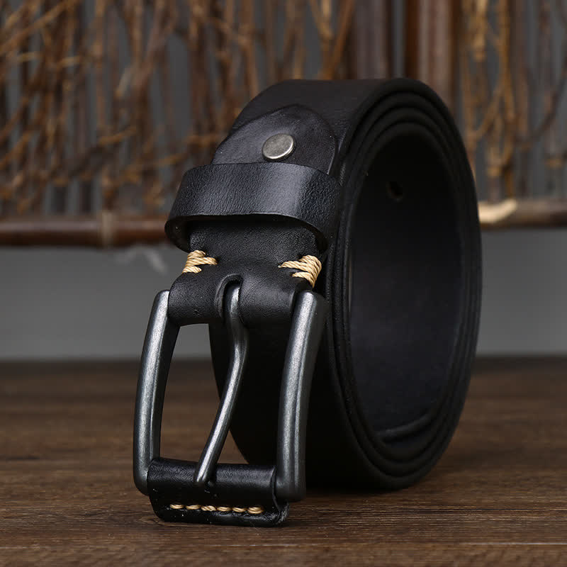 Men's Stylish Retro Glossy Cowboy Leather Belt