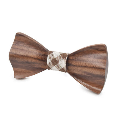 Men's Classic Maple Wooden Bow Tie