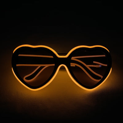 Heart Shaped Nightclub Party LED Glasses