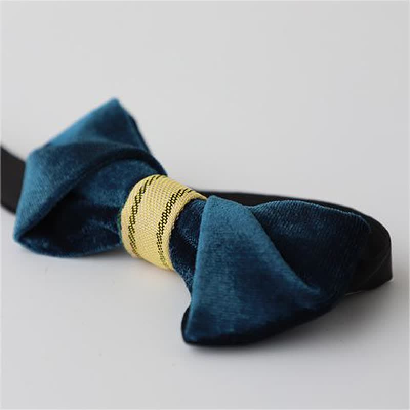 Men's Twisting Velvet Bow Tie