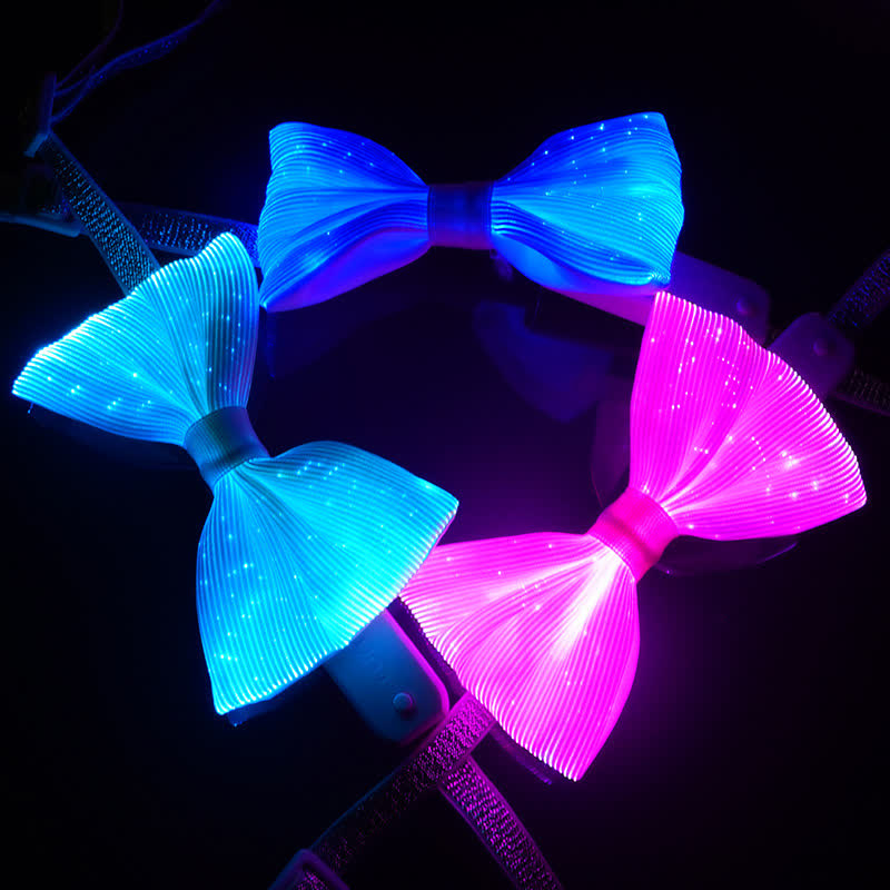 Men's Rechargeable Magical LED Bow Tie