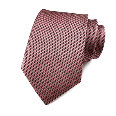 Men's Solid Color Discreet Twill Work Necktie