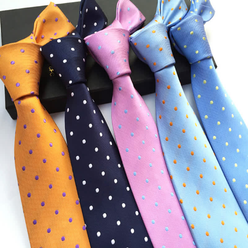 Men's Polka Dots Necktie