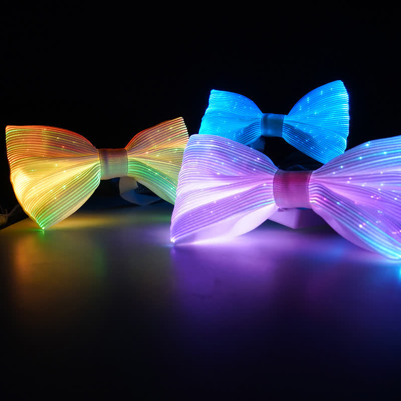 Men's Rechargeable Magical LED Bow Tie