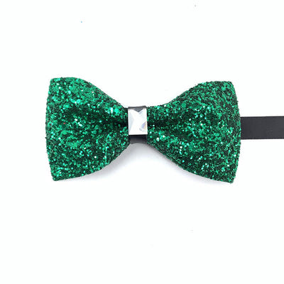 Men's Shiny Sequins Fancy Bow Tie