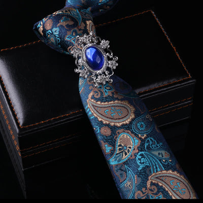 Men's Royal Throwback Pin Buckle Necktie