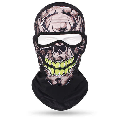 Skull Full Face For Motorcycle Skiing Balaclava Mask