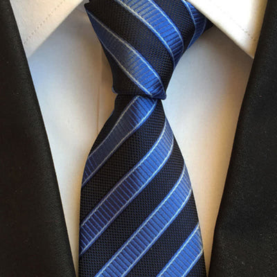 Men's Classy Colorful Striped Necktie