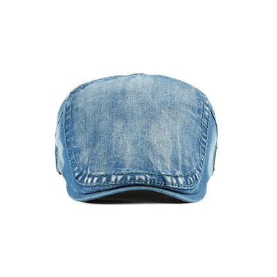 Simple Jean Denim Casquette Beret Cap