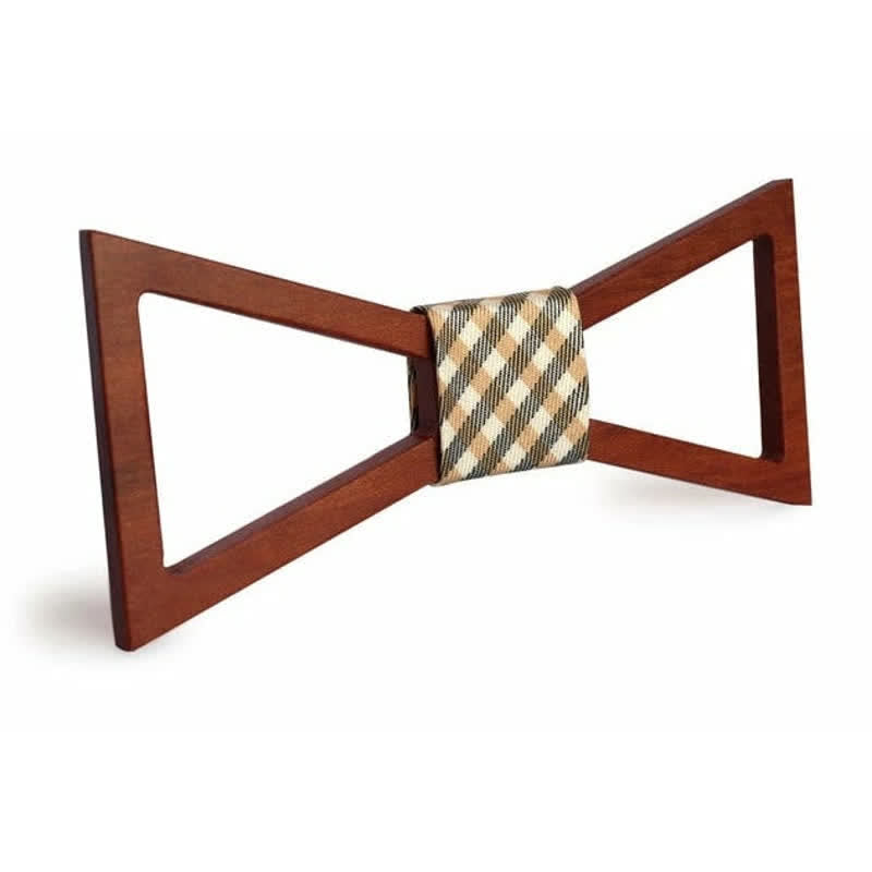 Men's Classic Framed Wooden Bow Tie