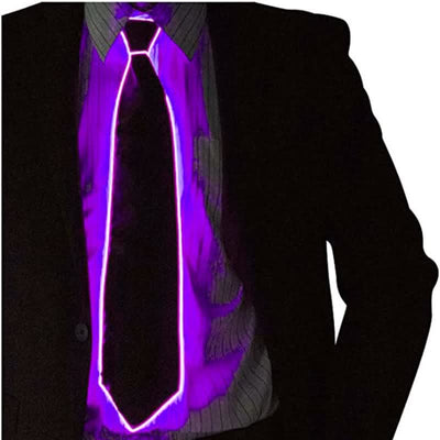 Funny Neon LED Colorful Glowing Necktie