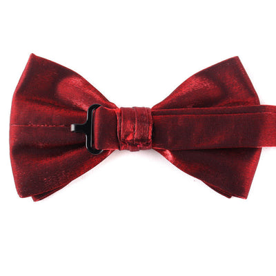 Men's Casual Candy Solid Color Double Layer Bow Tie