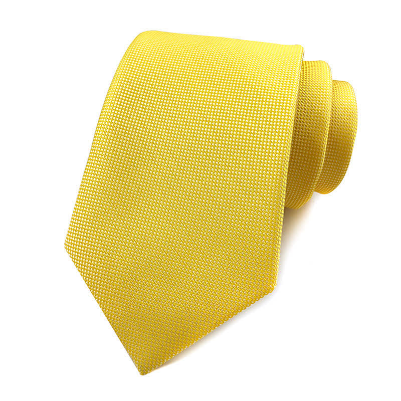 Men's Simple Solid Color Skinny Necktie