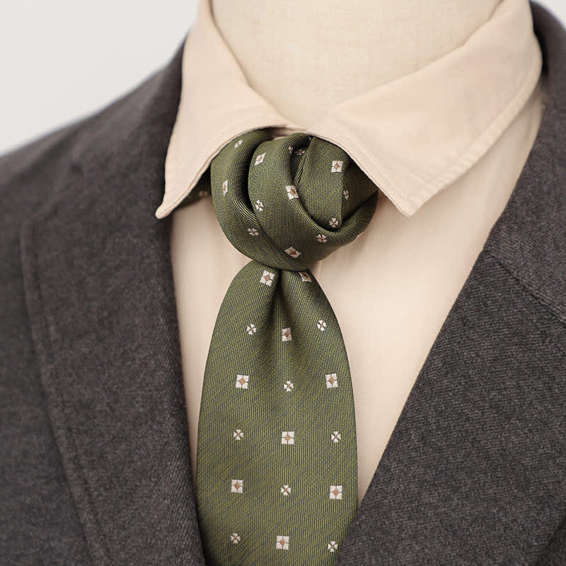 Men's Quiet Spring Green Necktie