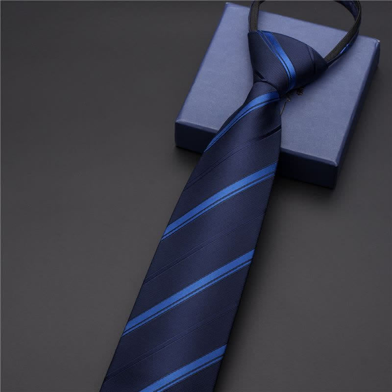 Men's Business Zipper Tie Novelty Necktie