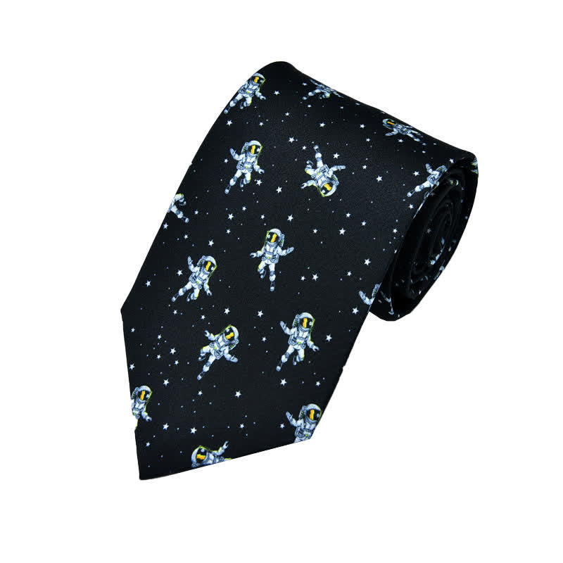 Men's Adventure Universe Spaceman Necktie