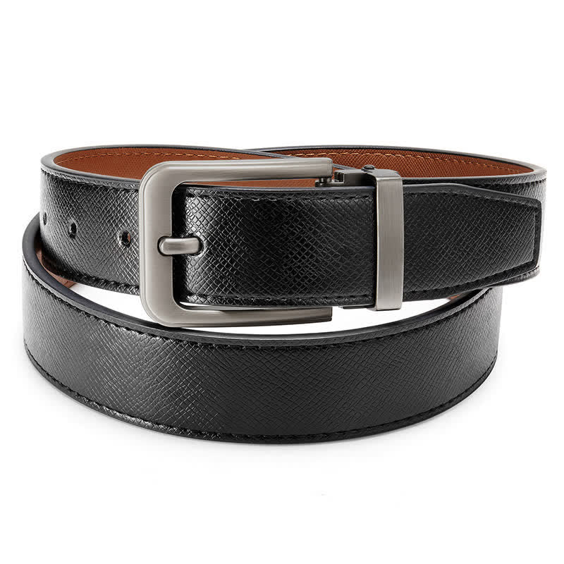 Men's Black Snake Stylish Leather Belt