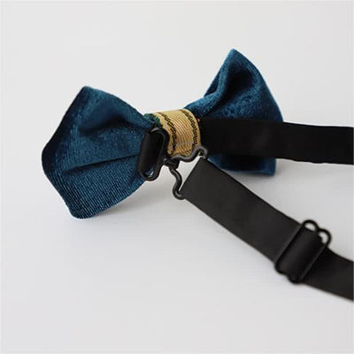Men's Twisting Velvet Bow Tie
