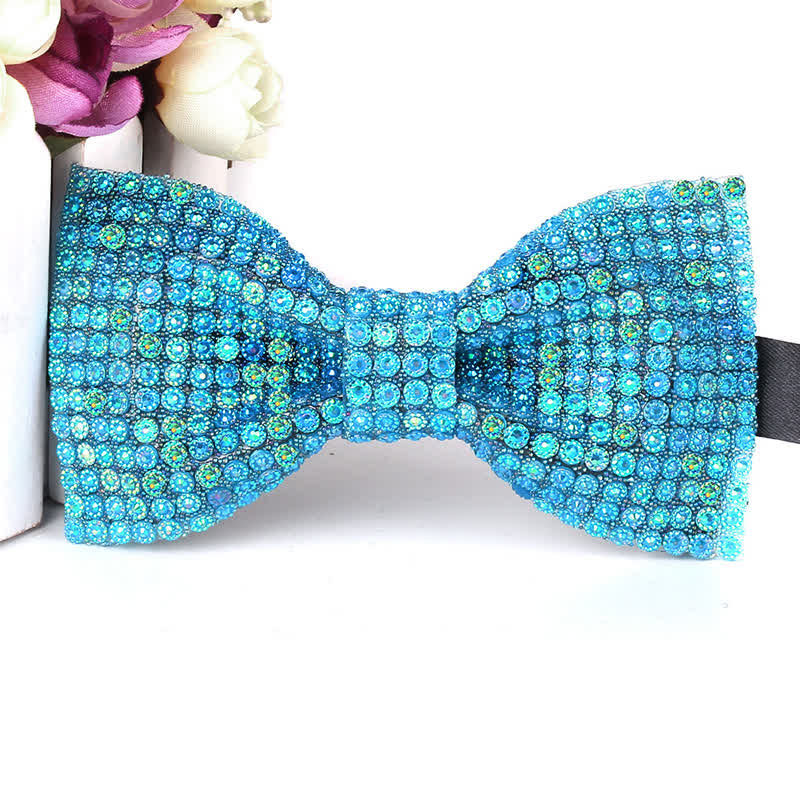 Men's Luxurious Sparkling Rhinestone Party Bow Tie