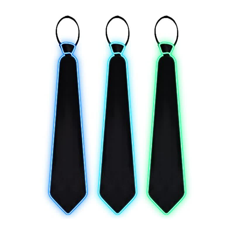 Funny Neon LED Colorful Glowing Necktie