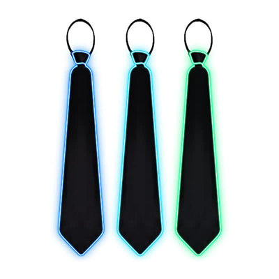 Funny Neon LED Colorful Glowing Necktie