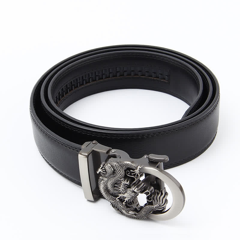 Men's Dragon Business Automatic Ratchet Leather Belt