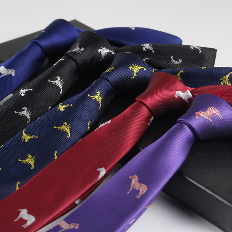 Men's Fun Animal Motifs Necktie