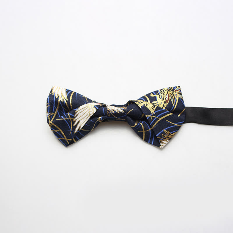 Men's Royal Pattern Wedding Cotton Bow Tie