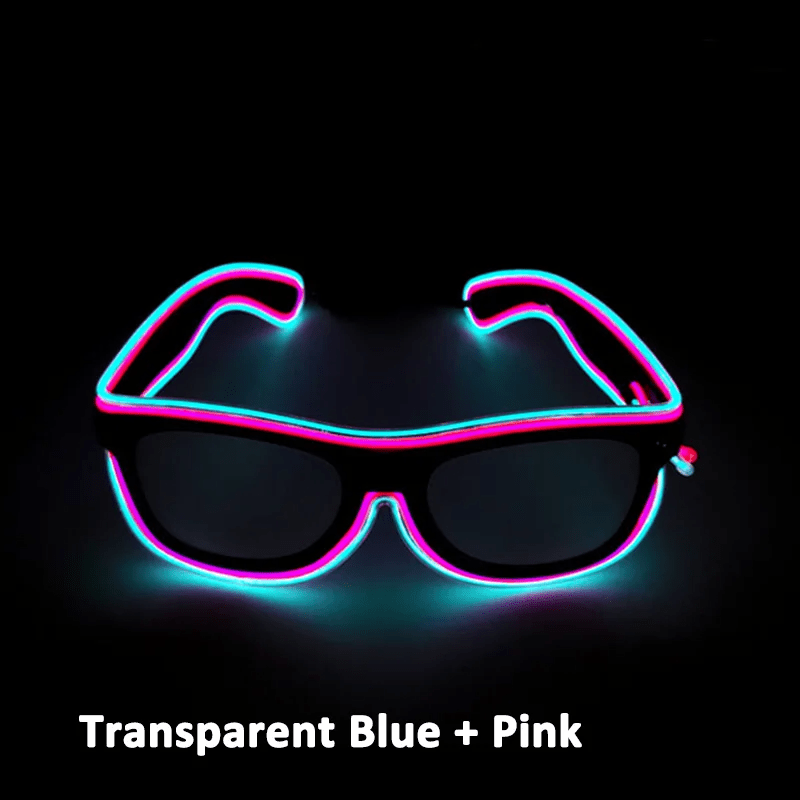 Double Colors Decorative Party Glowing LED Glasses