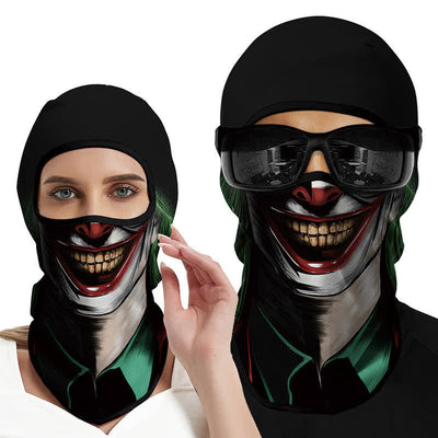 Funny Face Pattern UV Protection Ski Mask Balaclava
