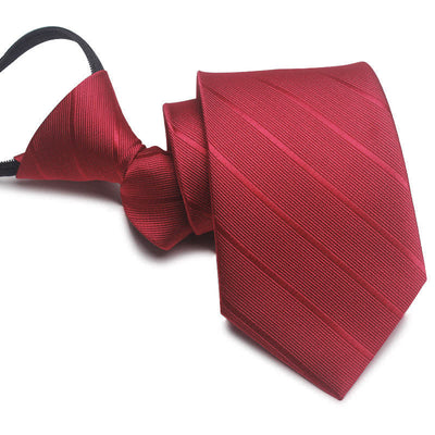Men's Modern Zipper Tie Businessmen Necktie