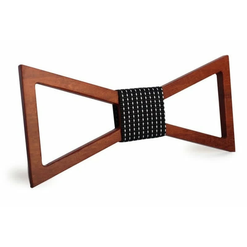 Men's Classic Framed Wooden Bow Tie