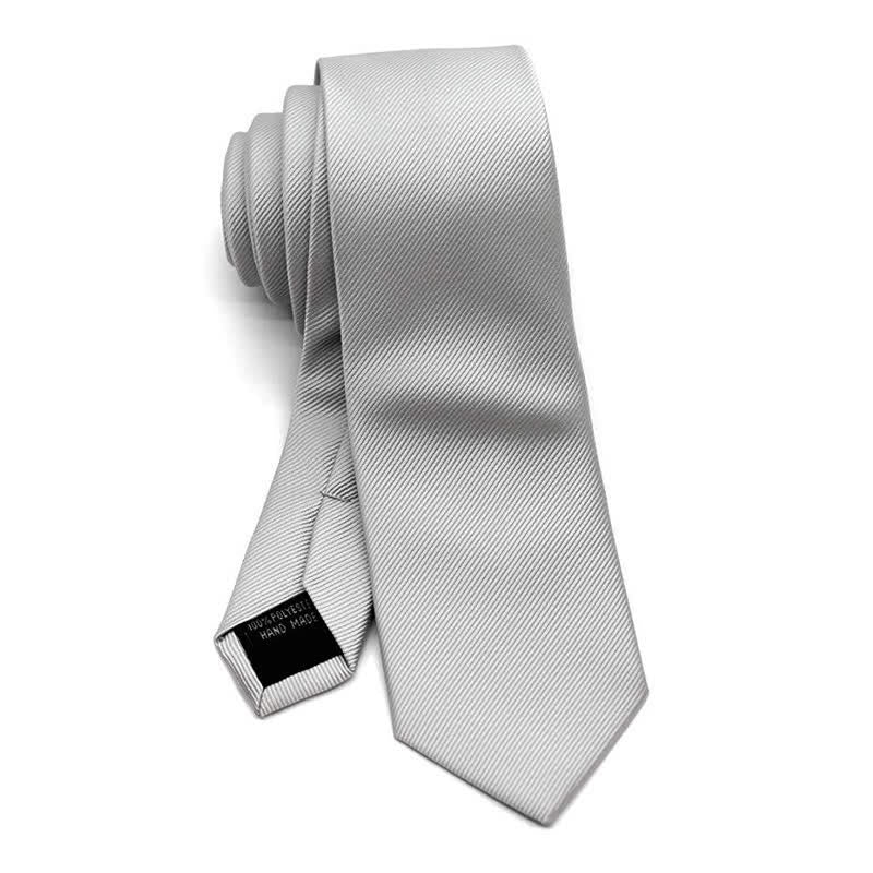 Men's Solid Color Formal Slim Necktie