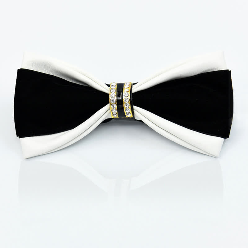 Men's Noble Classy Leather Bow Tie