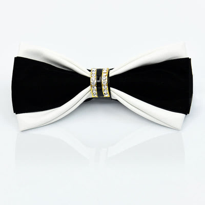 Men's Noble Classy Leather Bow Tie