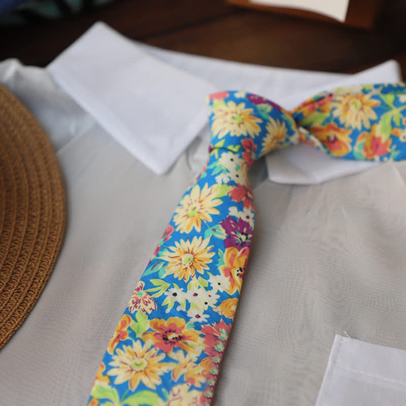 Men's Vintage Liberal Floral Necktie