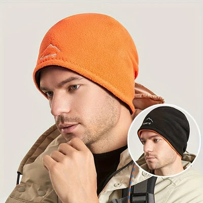 Windproof Polar Fleece Reversible Warm Hat