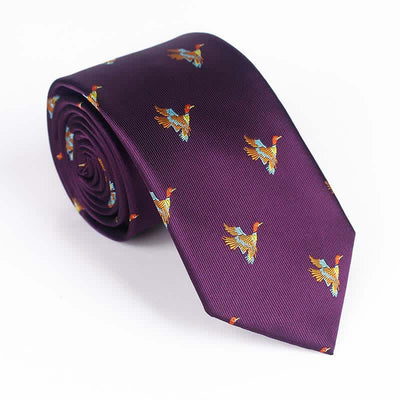 Men's Flying Bird Embroidered Necktie