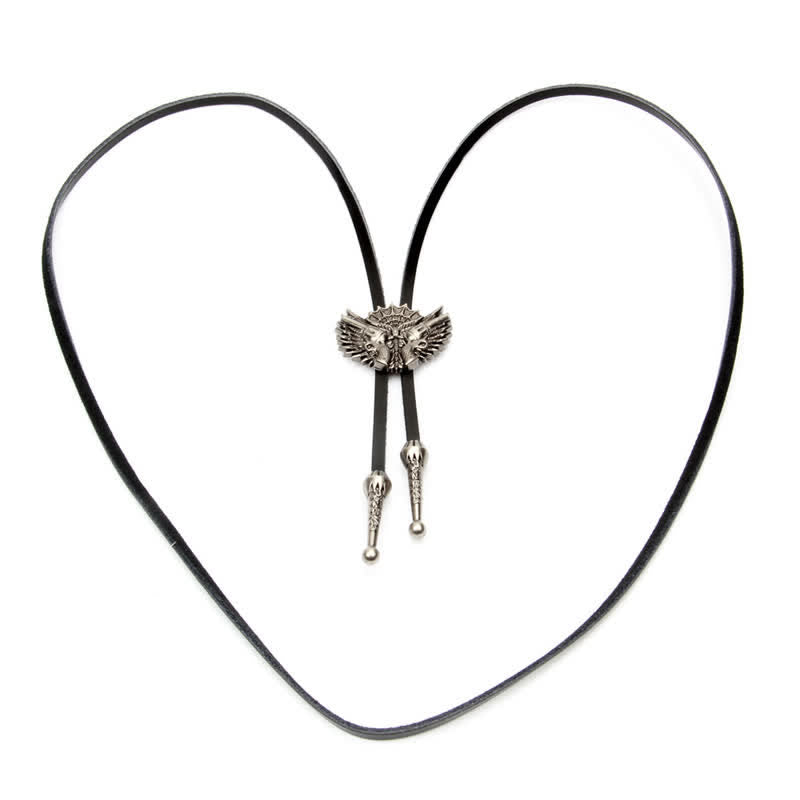 Double Guns Wings Casual Bolo Tie