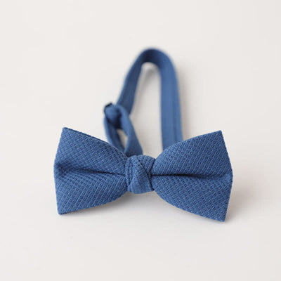 Men's Morandi Theme Solid Color Bow Tie