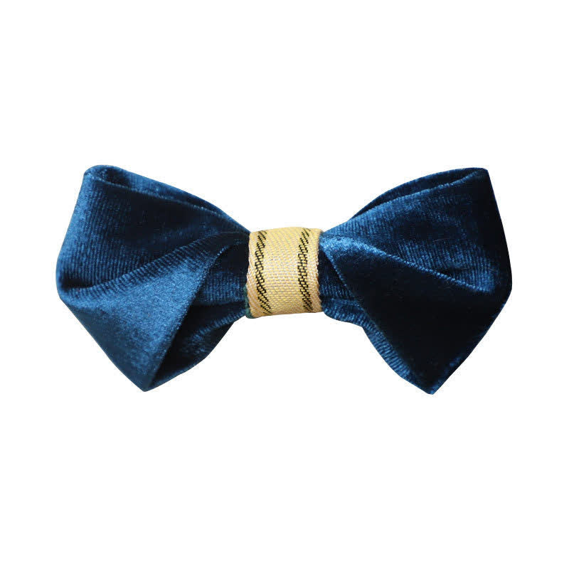 Men's Twisting Velvet Bow Tie