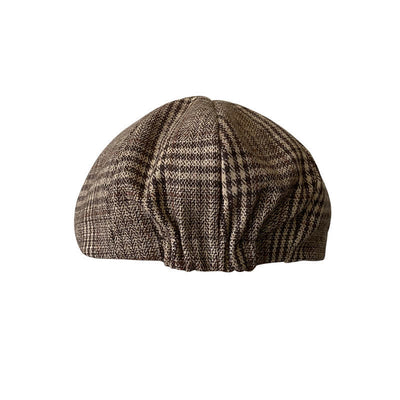 Ivy Gentlemen Plaid Octagonal Beret Cap