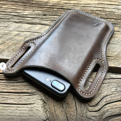 Mobile Phone Holster Leather Loop Case Belt Bag