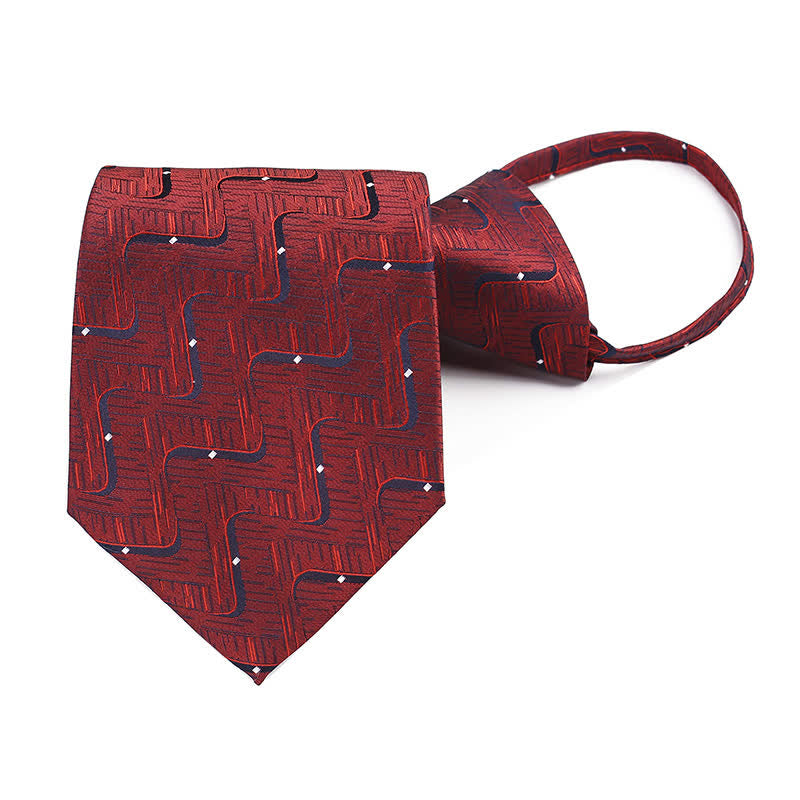 Men's Distant Galaxy Zipper Necktie