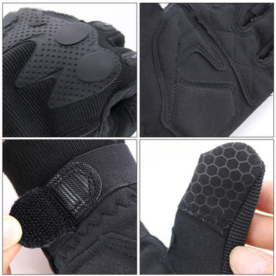 Outdoor Mountaining Full Finger Black Tactical Gloves