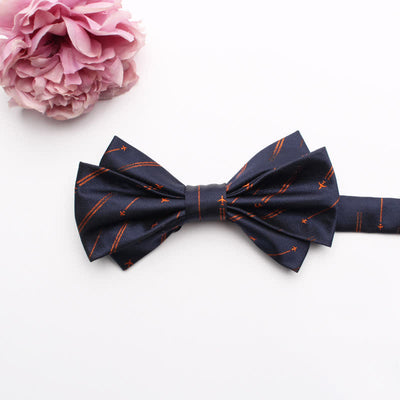 Men's Fangled Jacquard Texture Suit Bow Tie