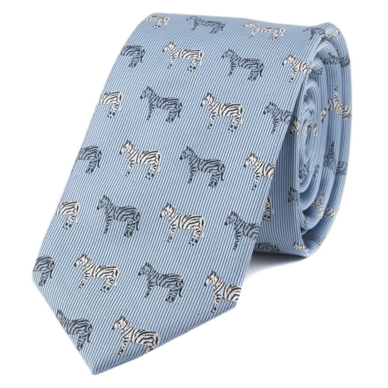 Men's Animals Poker Motifs Necktie